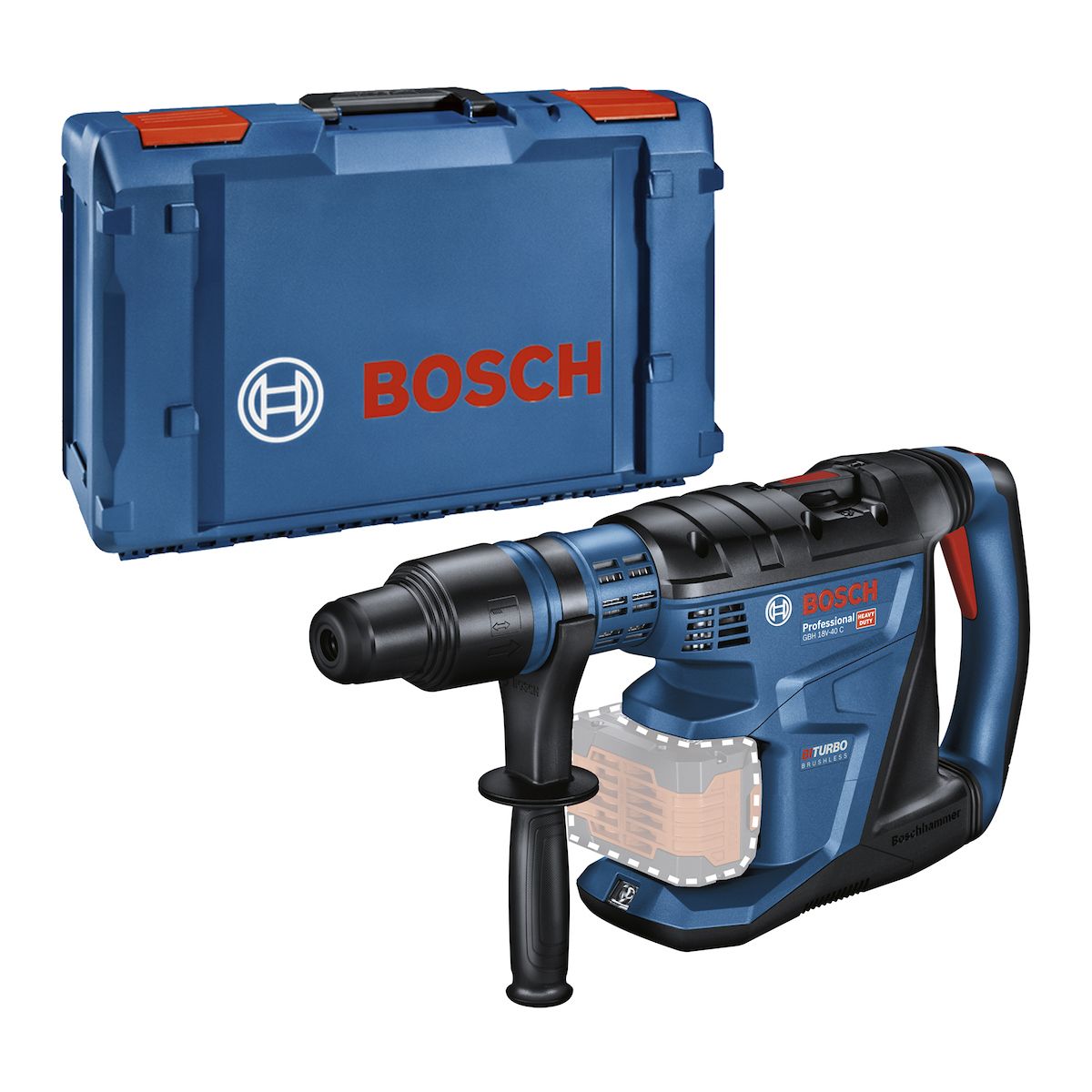 BOSCH - Rotomartillo Percutor Bosch Max 18v Bosch Gbh 18v-40c Sbat