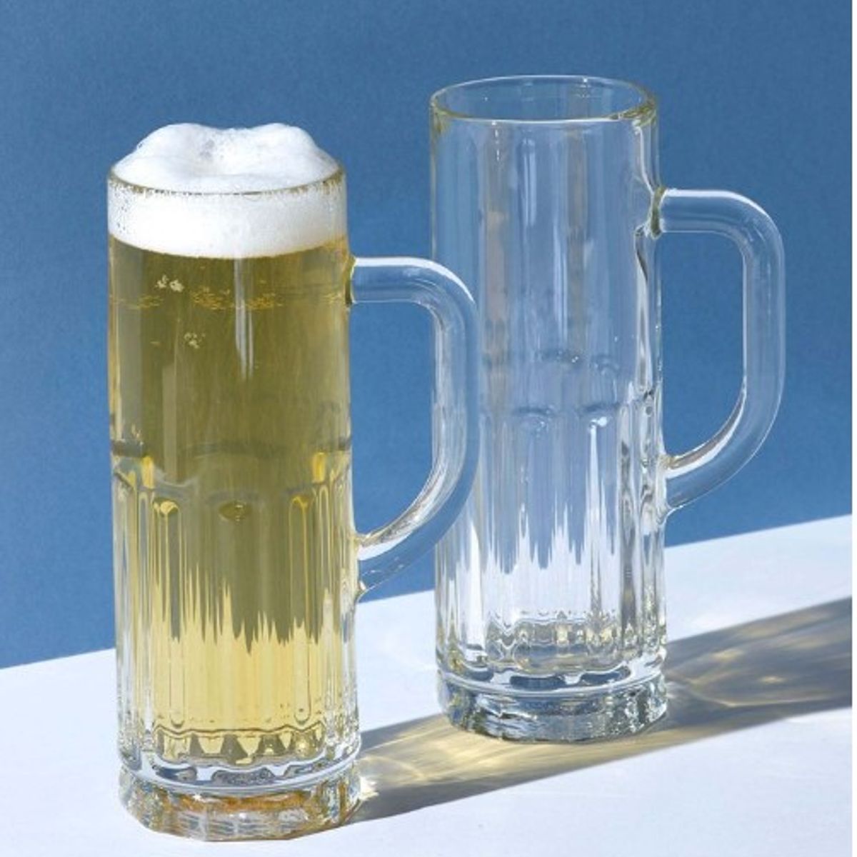 GENERICO - Pack x 2 Vasos chopp altos 600ml para Cerveza o Jugos