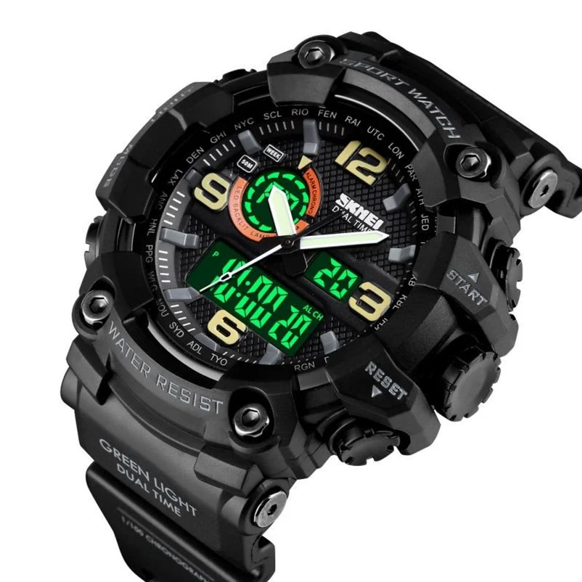 SKMEI - Skmei - Reloj Análogo-digital 1520bk Para Hombre_.