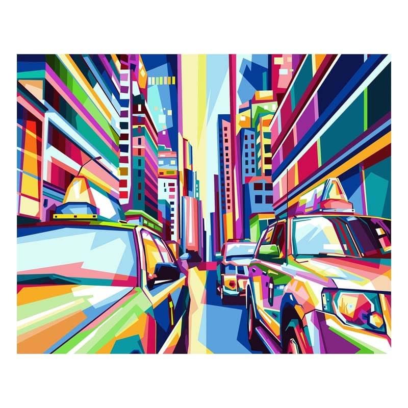 MAKA - DIAMOND PAINTING RUSH HOUR 40X50 CM MAKA