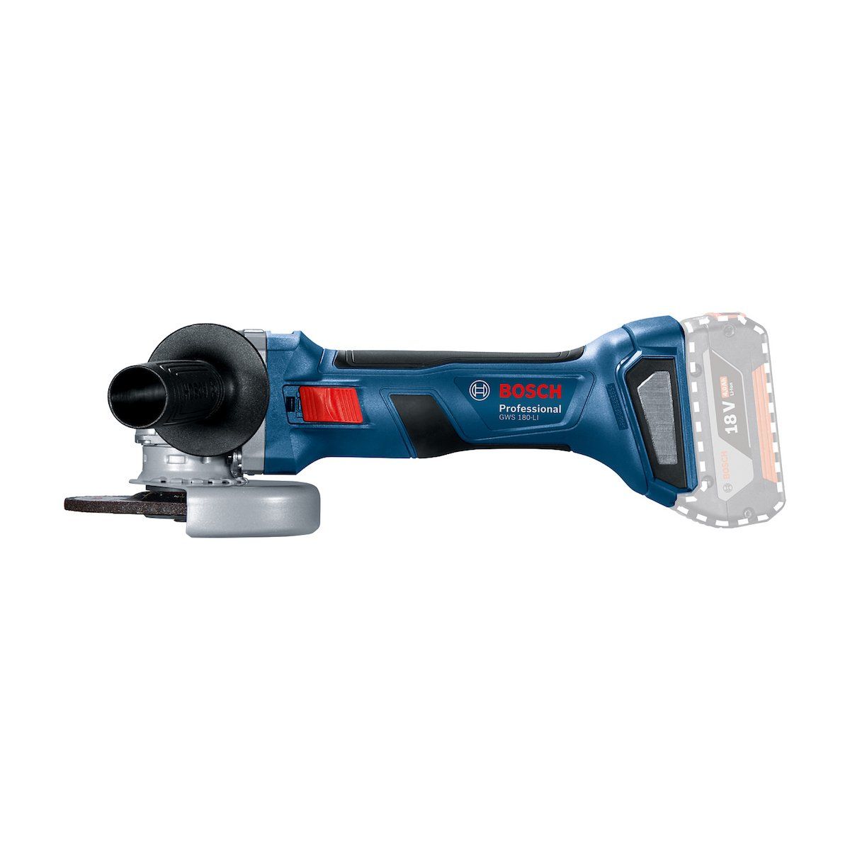 BOSCH - Esmeril Amoladora Bosch 5" GWS 180 Li Sin Batería