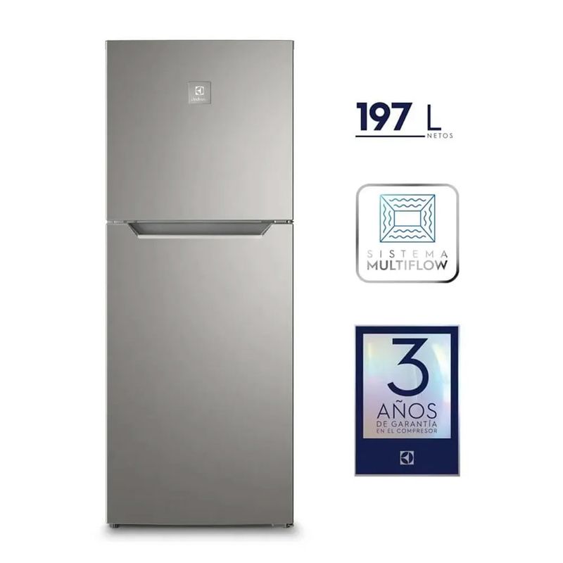 ELECTROLUX - Refrigeradora Electrolux Top Mount No Frost 197 Litros ERTS23G2HRS.