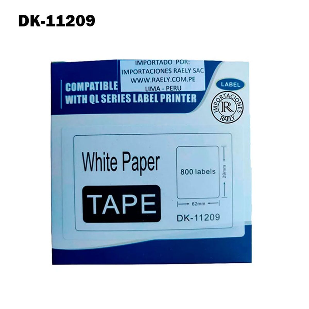 GENERICO - DK-11209 / CINTA BROTHER GENERICO DK-1209 (29 MM X 62 MM)