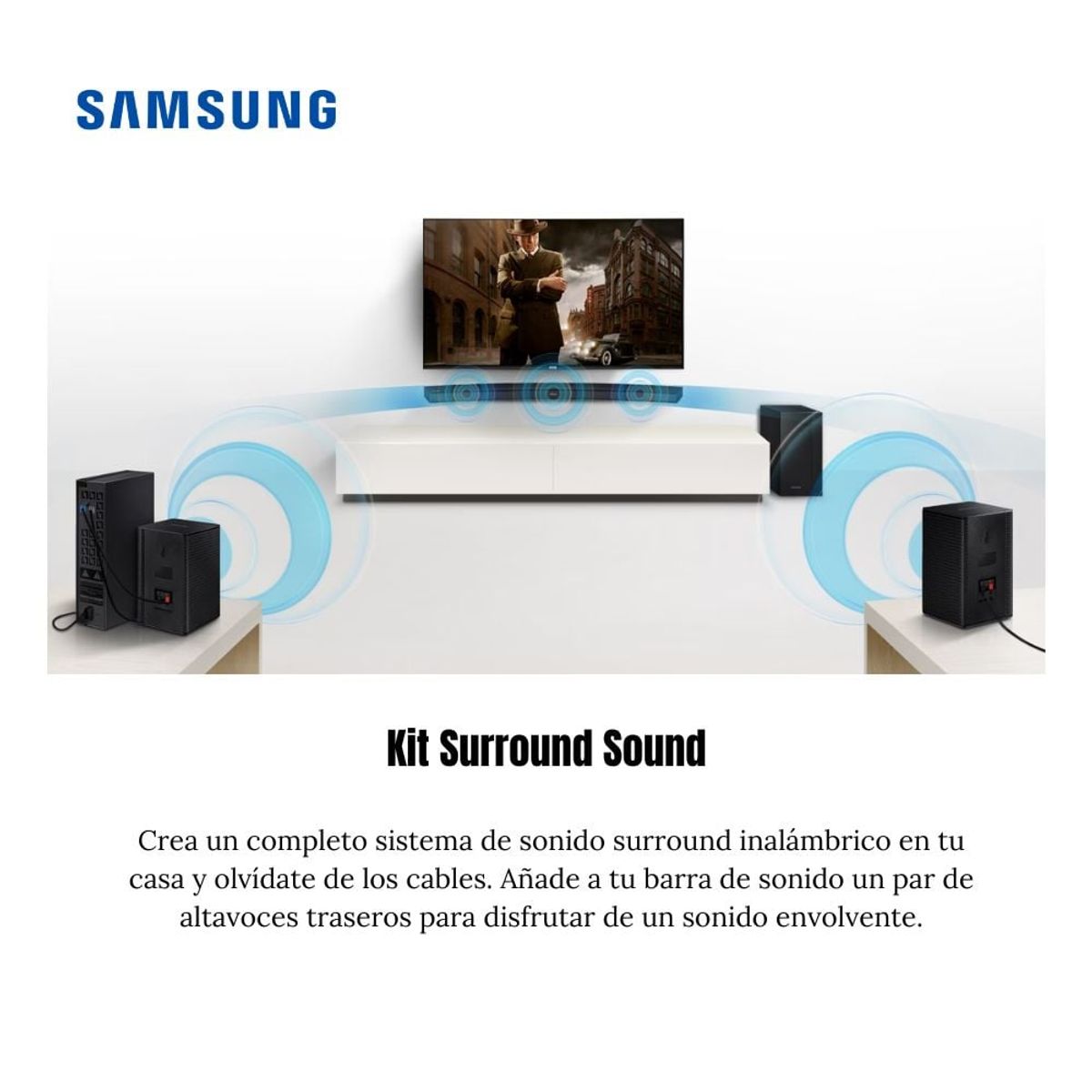 SAMSUNG - SOUNDBAR CURVED 260W BLUETOOTH HW-M4500