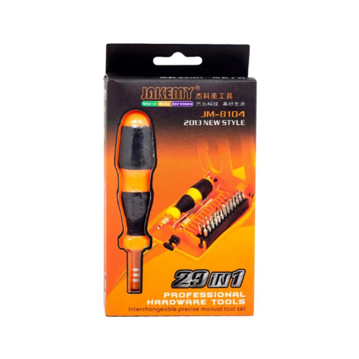 JAKEMY - Kit Destornilladores 29 en 1 para Celular JM-8104 JAKEMY