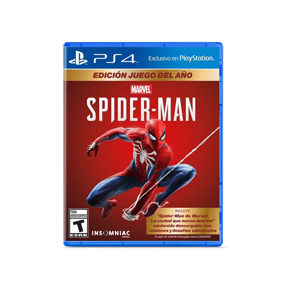 SONY - PS4 Videojuego Spiderman GOTY ED