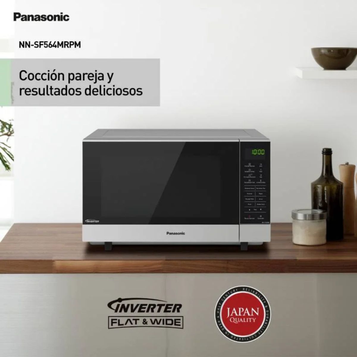 PANASONIC - MICROONDAS PANASONIC NN-SF564 INVERTER