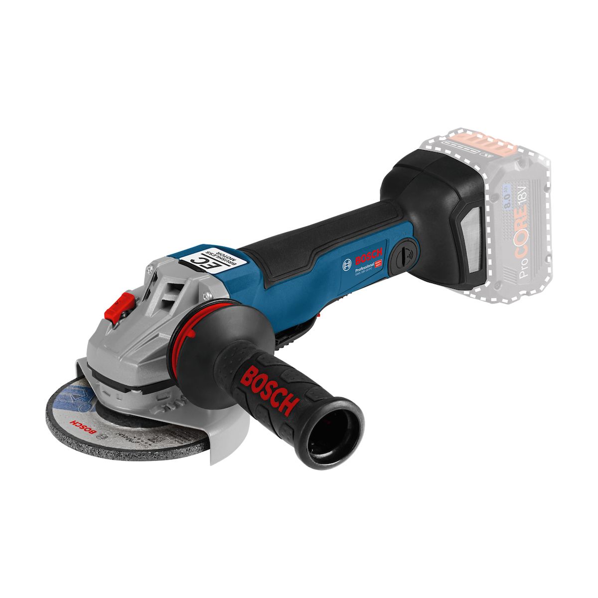 BOSCH - Amoladora Esmeril 18 V Bosch De 5(125mm) Gws 18v-10 Sin Bat.