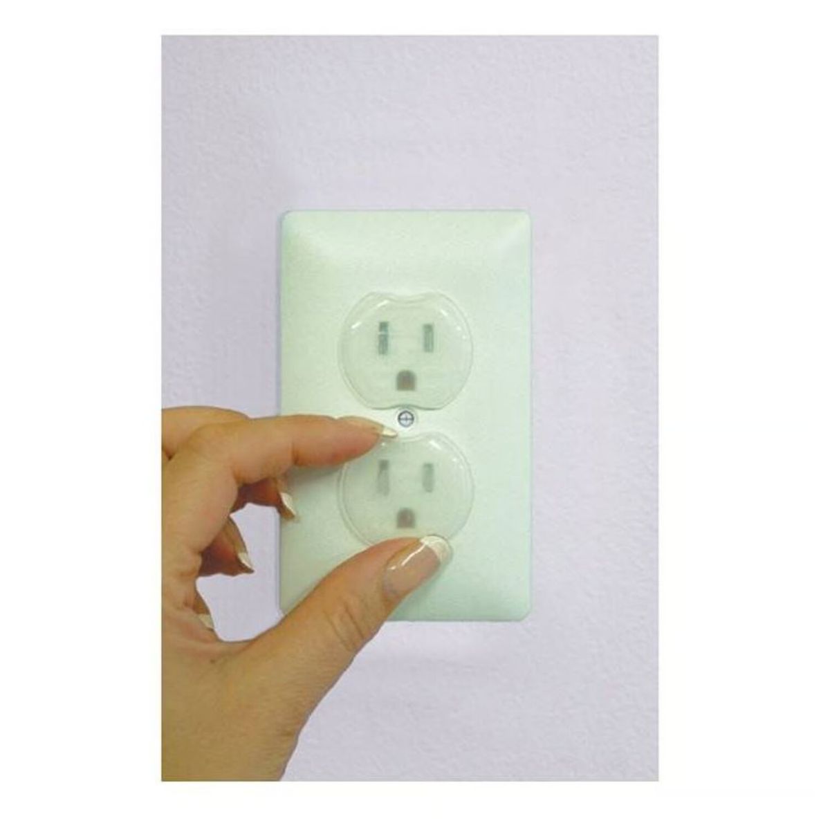 GENERICO - PROTECTOR DE TOMACORRIENTE  PAQUETE POR 10 UNID