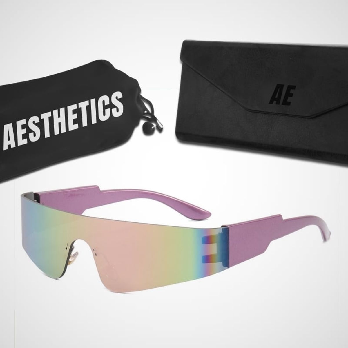 GENERICO - Lentes de Sol Aesthetics Biker Attract para Hombre y Mujer_.