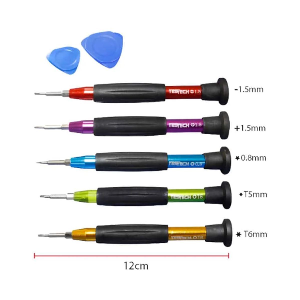TESTECH - Kit Destornilladores de Precisión PCelular PERTEL-5 TESTECH