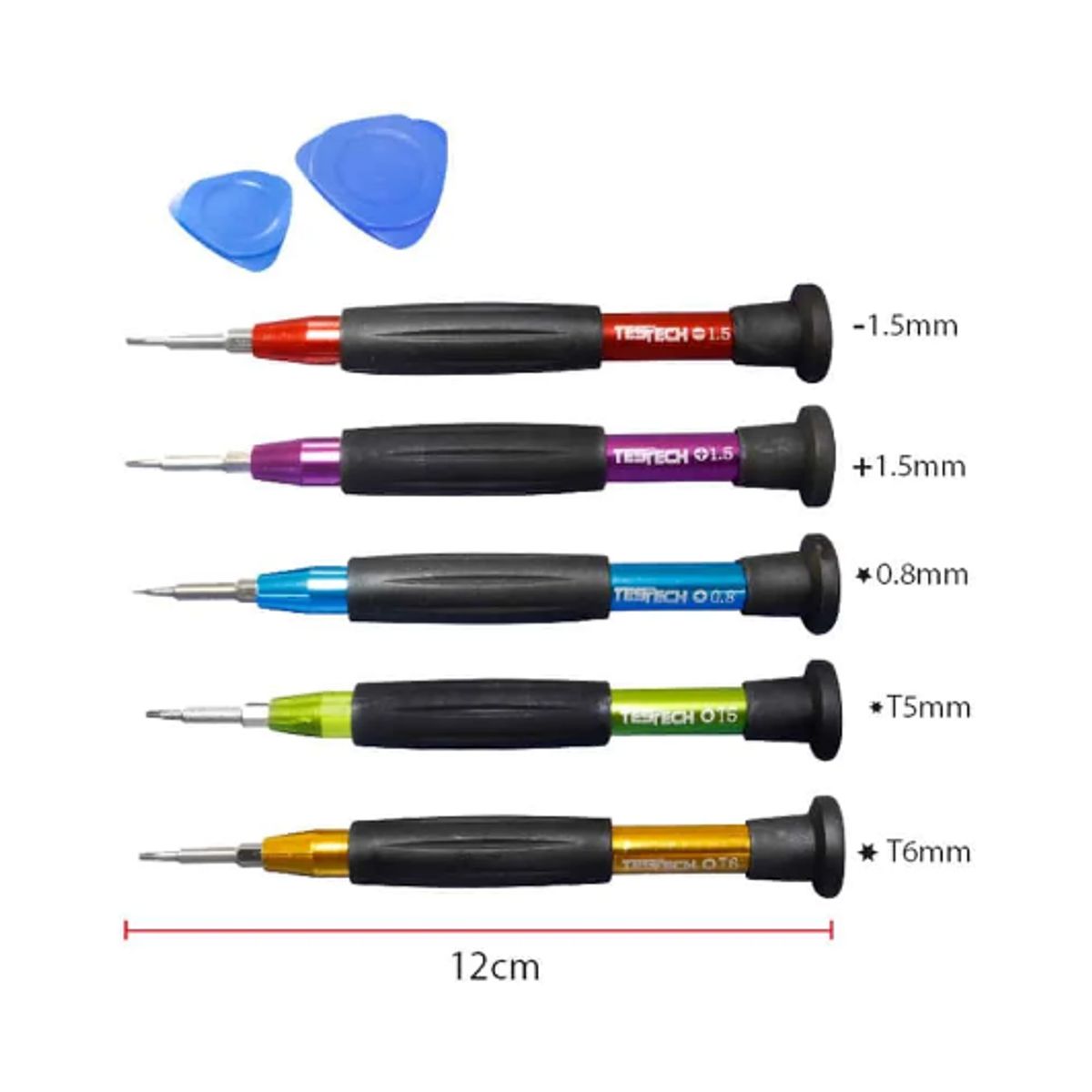 TESTECH - Kit Destornilladores de Precisión PCelular PERTEL-5 TESTECH