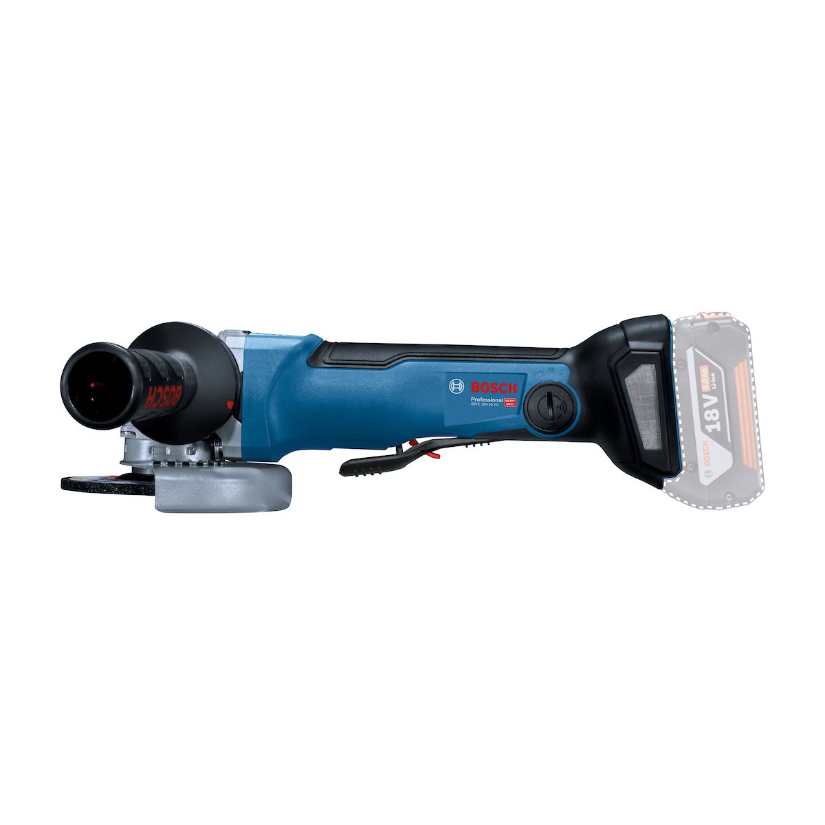 BOSCH - Esmeril Amoladora Angular 18v Gwx 18v-10 P Brushless Sin Batería