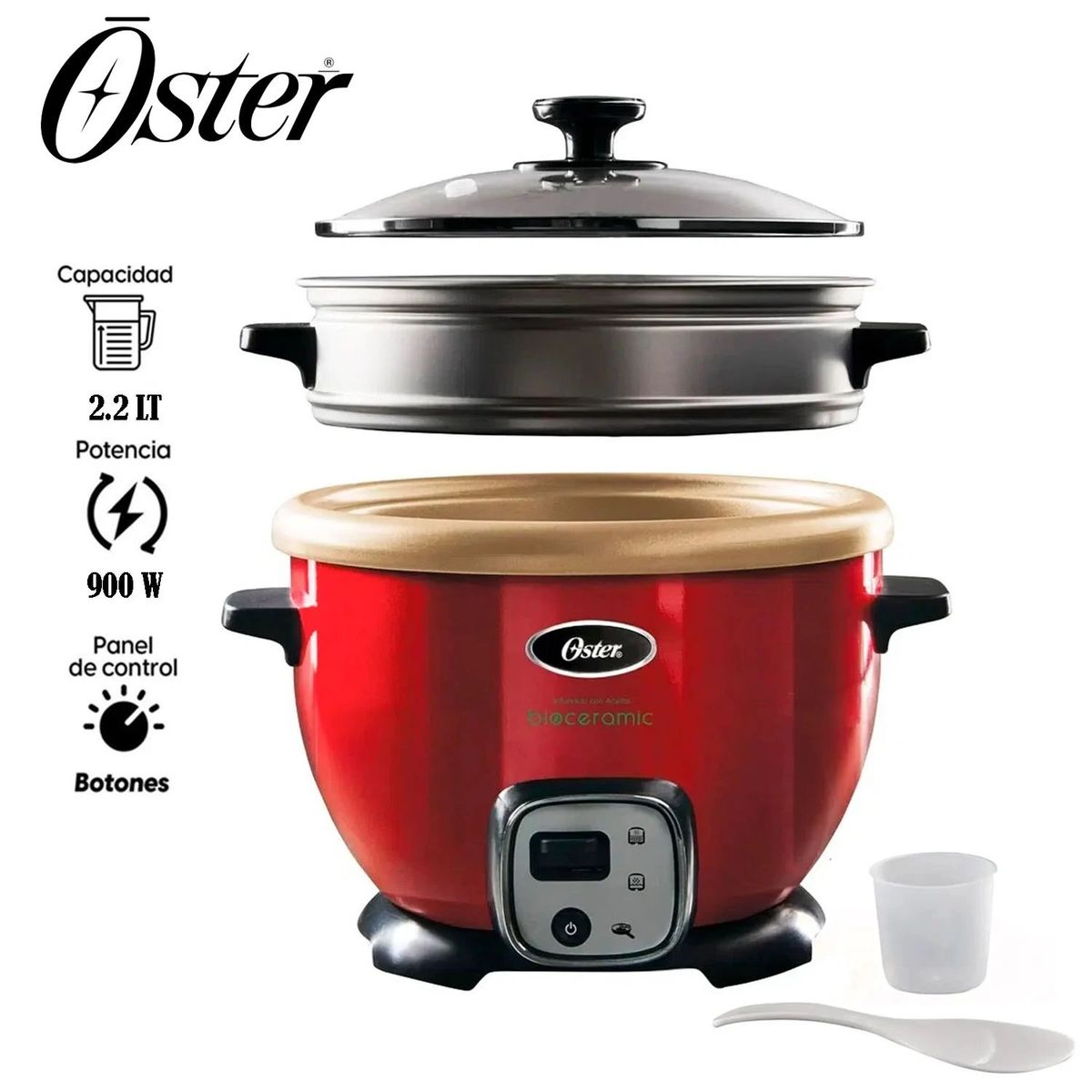 OSTER - Olla Arrocera Función Sofrito 22L Oster CKSTRC7130R