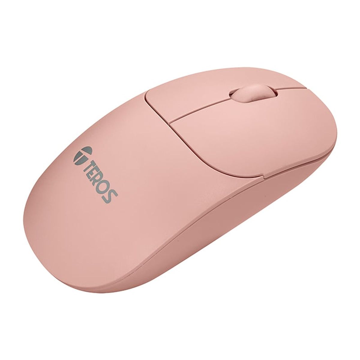 TEROS - Mouse Óptico Inalámbrico Teros TE1218S Rosado 1000 DPI USB