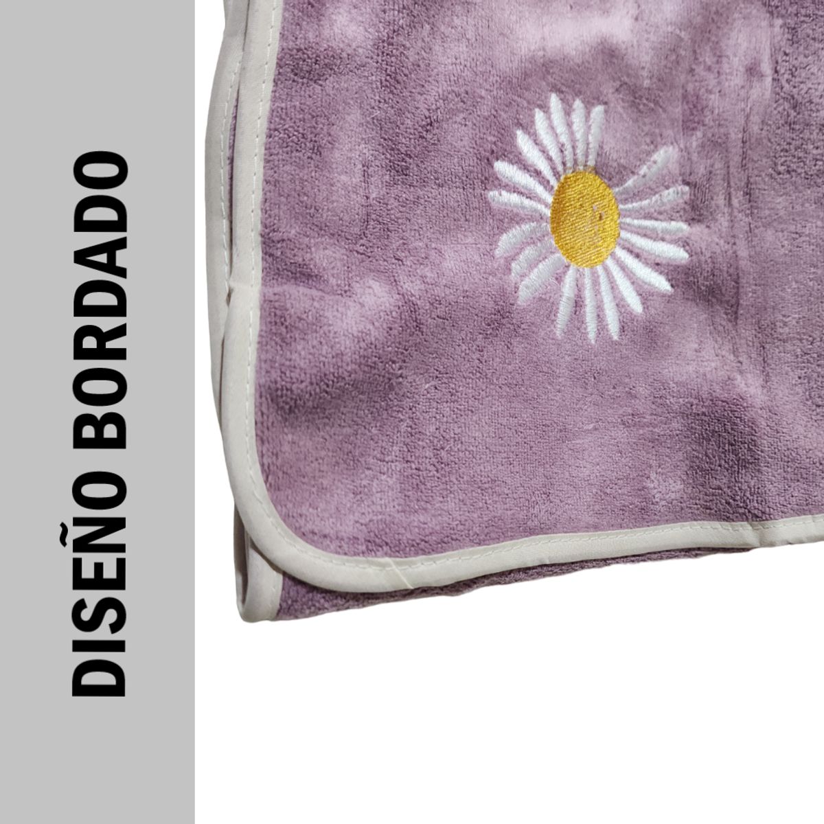 GENERICO - Toalla de cuerpo suave - 136x69cm Morado