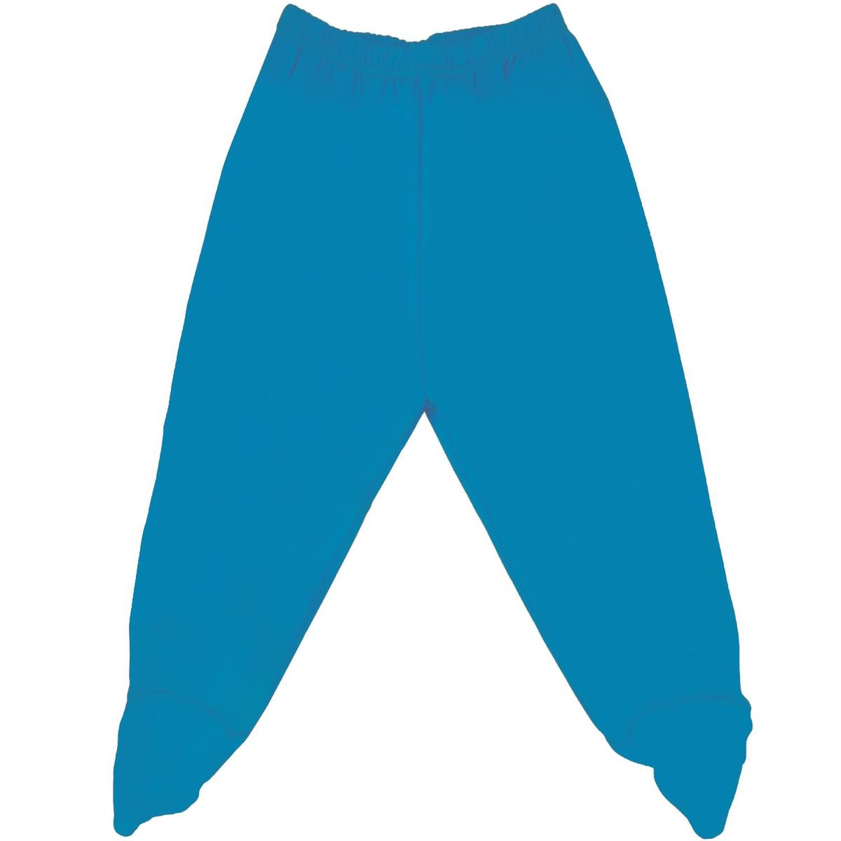 GENERICO - Pantalon con pie - 100% algodón - Azul agua