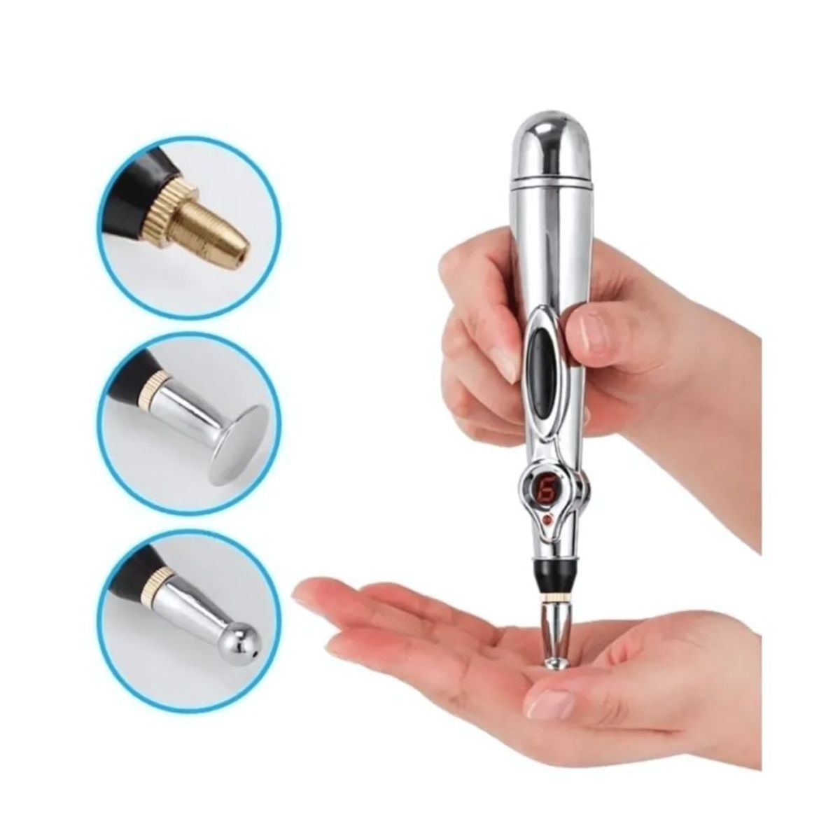 GENERICO - Lápiz Masajeador de Acupuntura electrónica