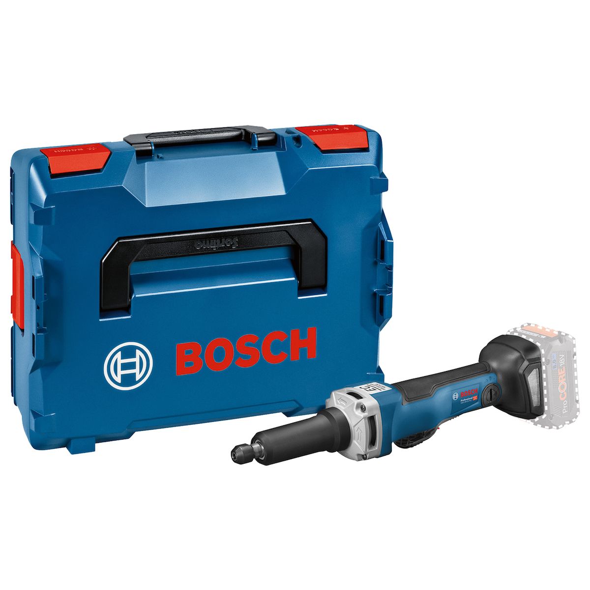 BOSCH - Esmeril Recto Bosch 18v Ggs 18v-23Plc  Caja L-boox Sin Batería