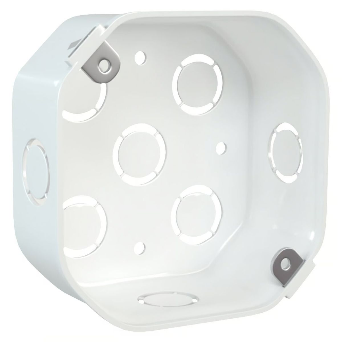 GENERICO - CAJA DE PASE OCTOGONAL  PVC 3/4 X 10UNID