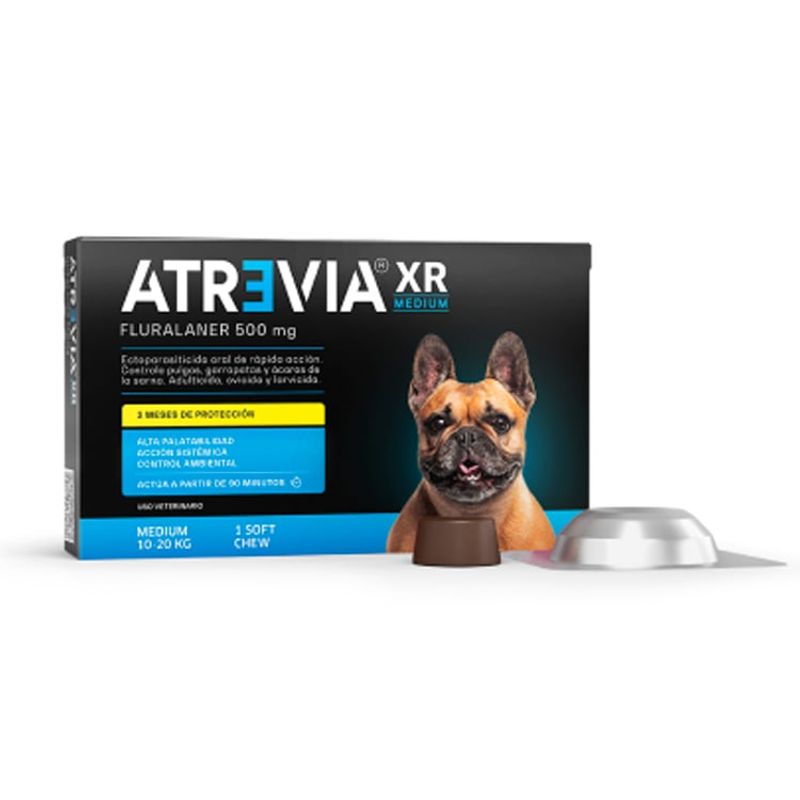 ATREVIA - Atrevia XR Medium 500mg 10 – 20 kg masticable