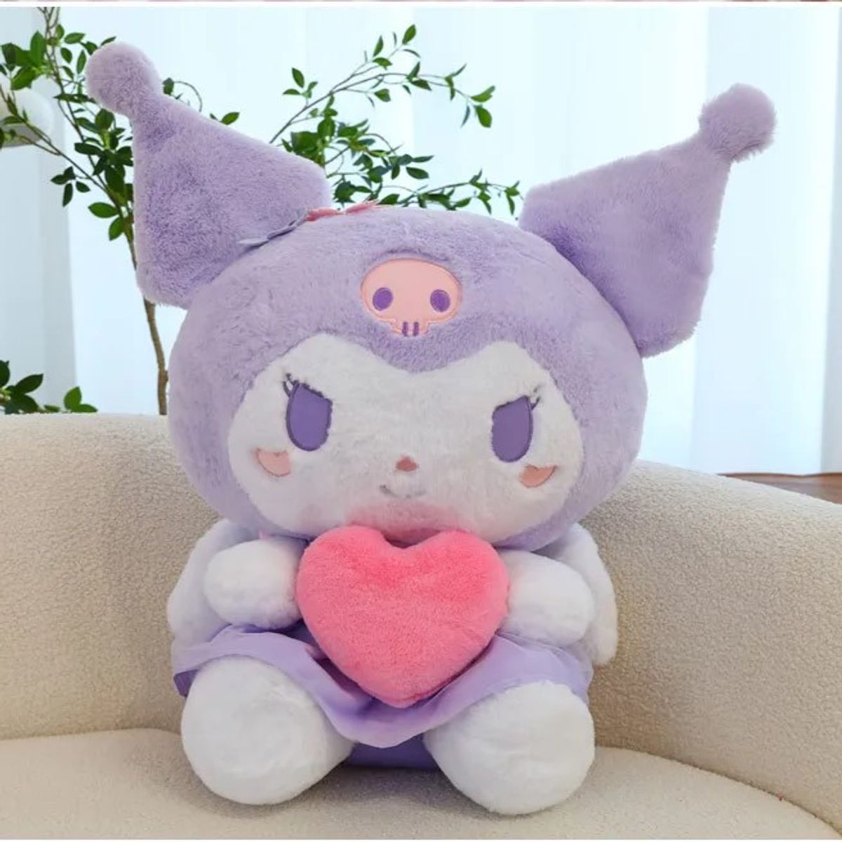 SANRIO - PELUCHE SANRIO KUROMI LOVE 30CM