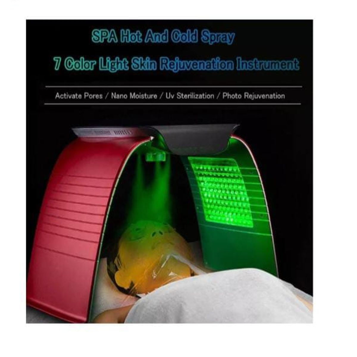 GENERICO - Arco led con fototerapia y vaporizador en ozono