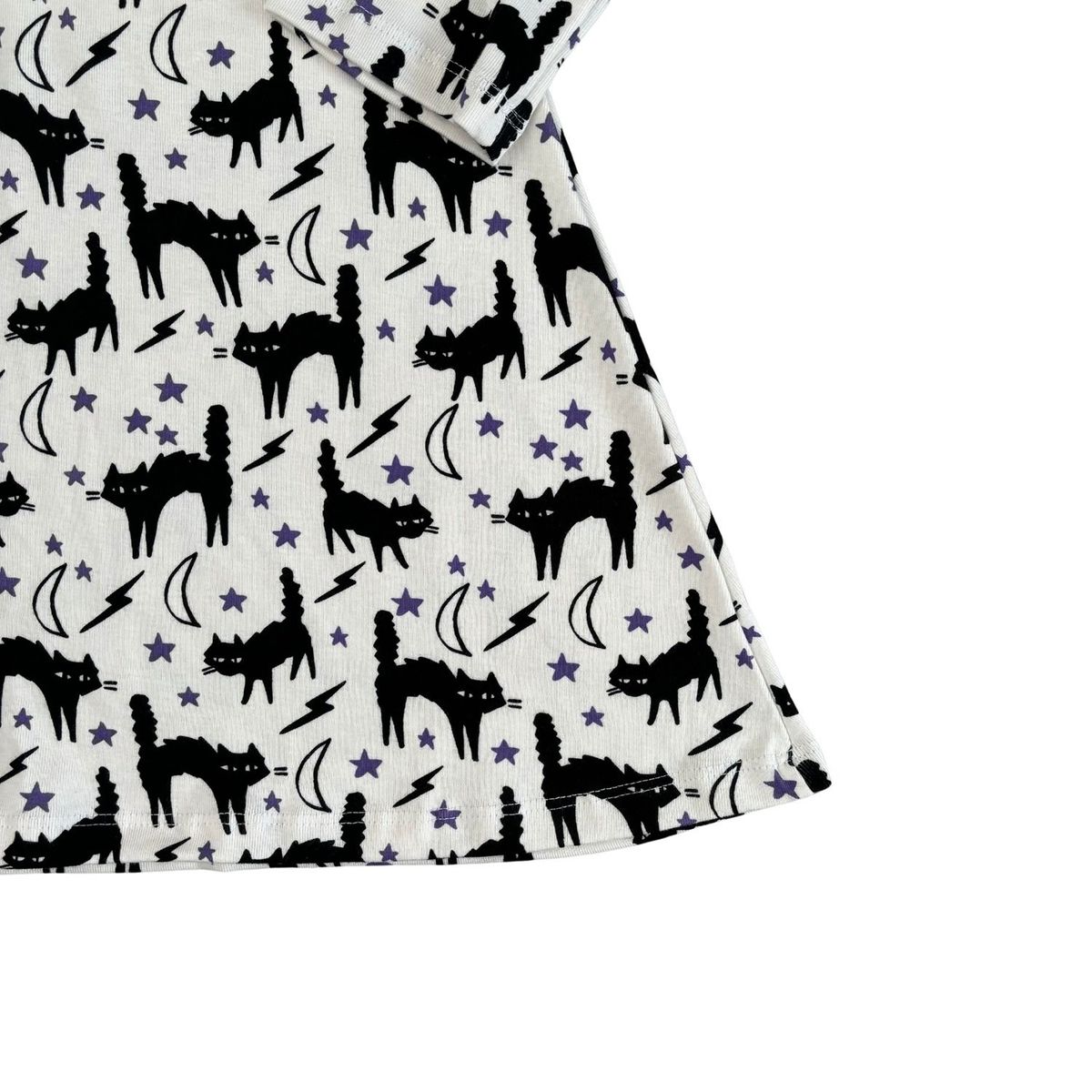 RED CARROT - Vestido blanco con dibujos de gatos