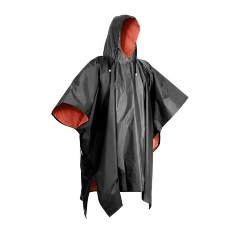 GENERICO - PONCHO IMPERMEABLE SEMIGRUESO TERMO SELLADO PVC