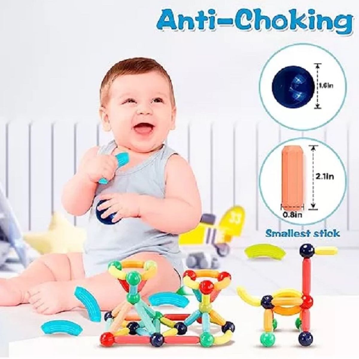 GENERICO - JUEGO DIDACTICO EDUCATIVO BLOQUES DE CONSTRUCCION DE 84 PZ