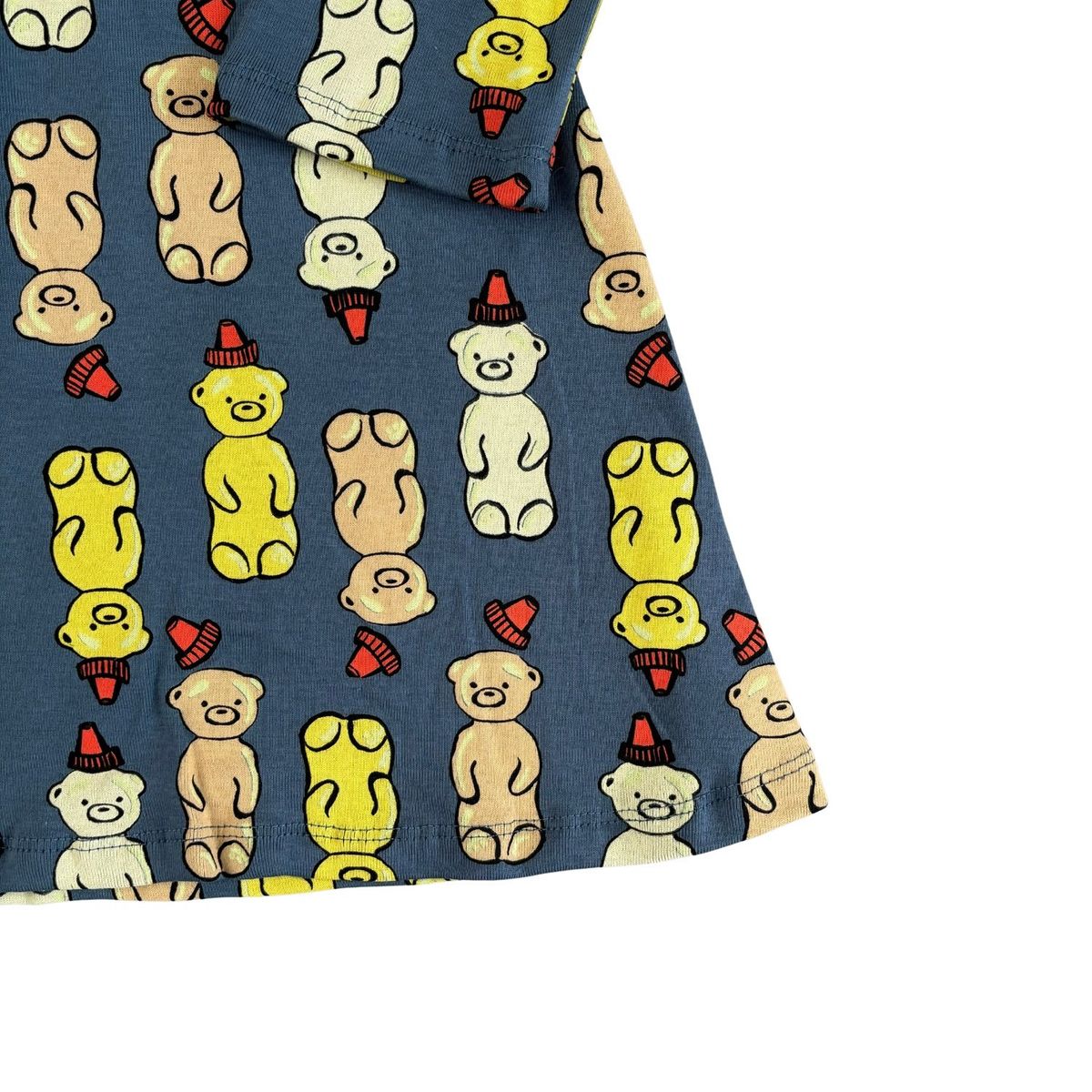 RED CARROT - Vestido celeste con dibujos de osos