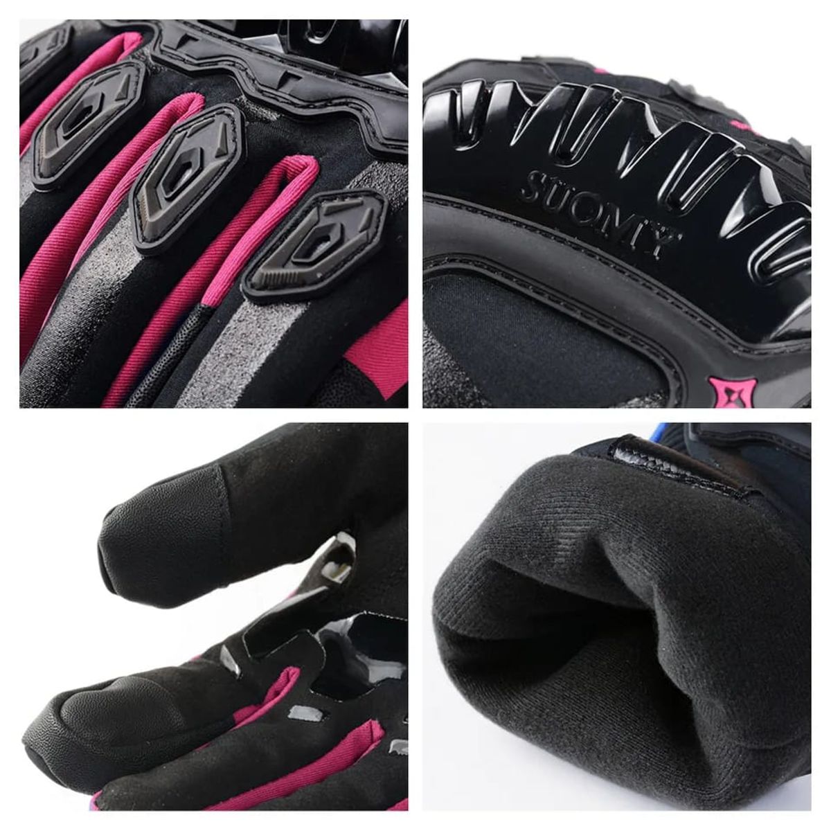 GENERICO - GUANTES SUOMY IMPERMEABLE ROSA S