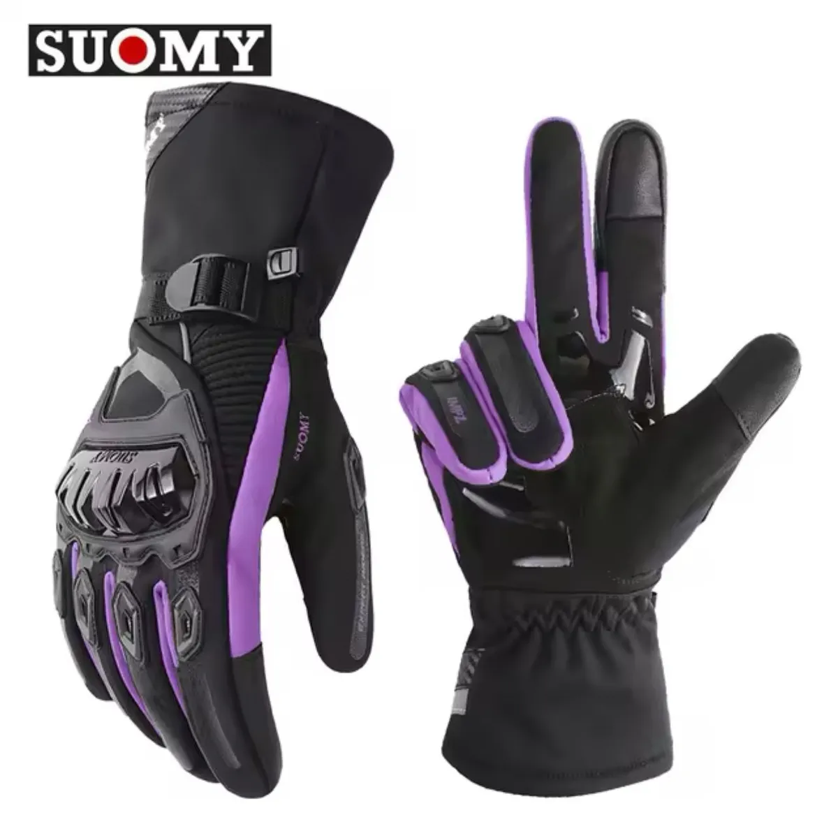 GENERICO - GUANTES SUOMY IMPERMEABLE LILA XS