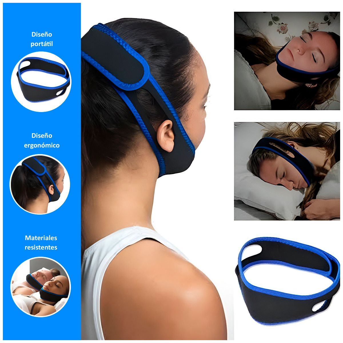 GENERICO - Banda Correa Anti Papada Mentonera Cuello Quema Grasa