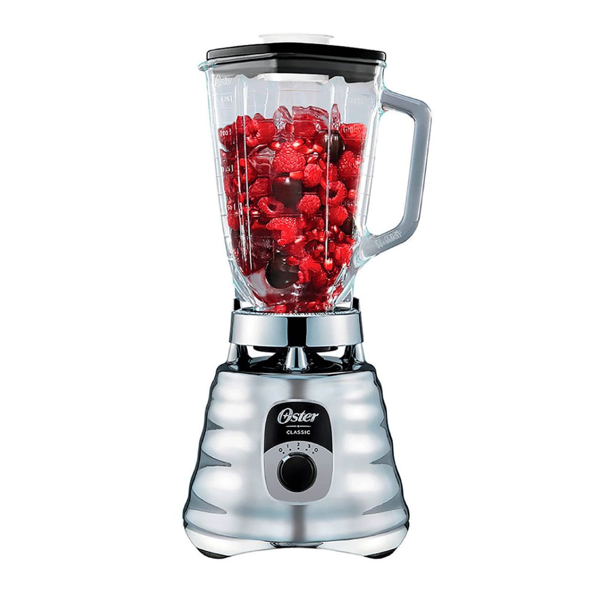 OSTER - Licuadora Clasica Oster Cromada de 3 Velocidades BLST4655