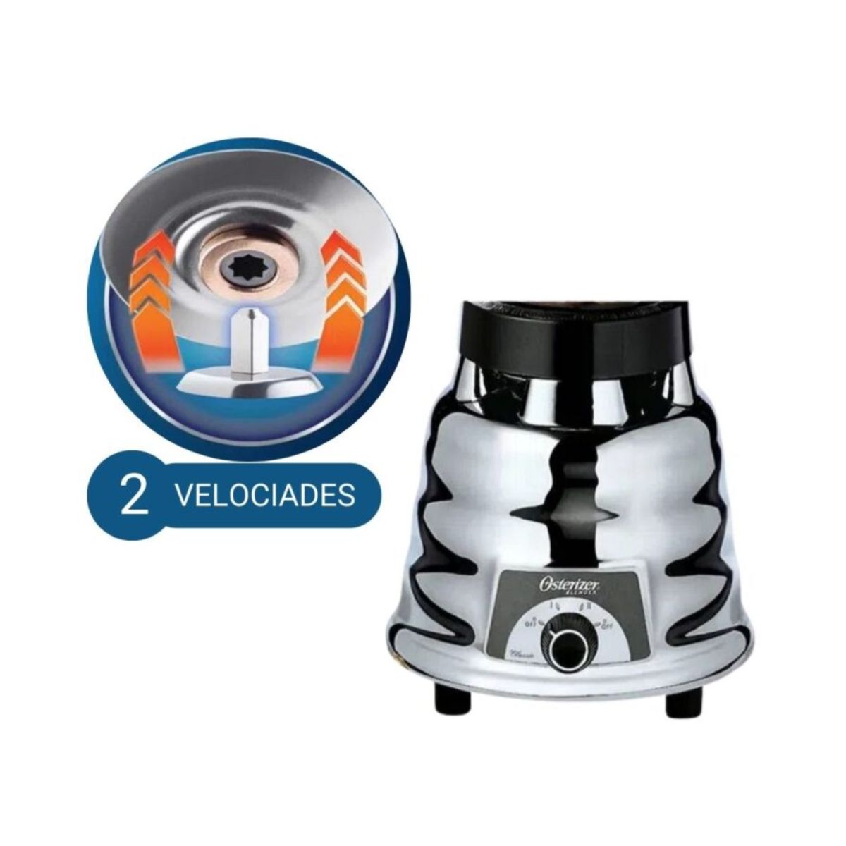 OSTER - Licuadora Oster 1.25L de 2 Velocidades 250-22