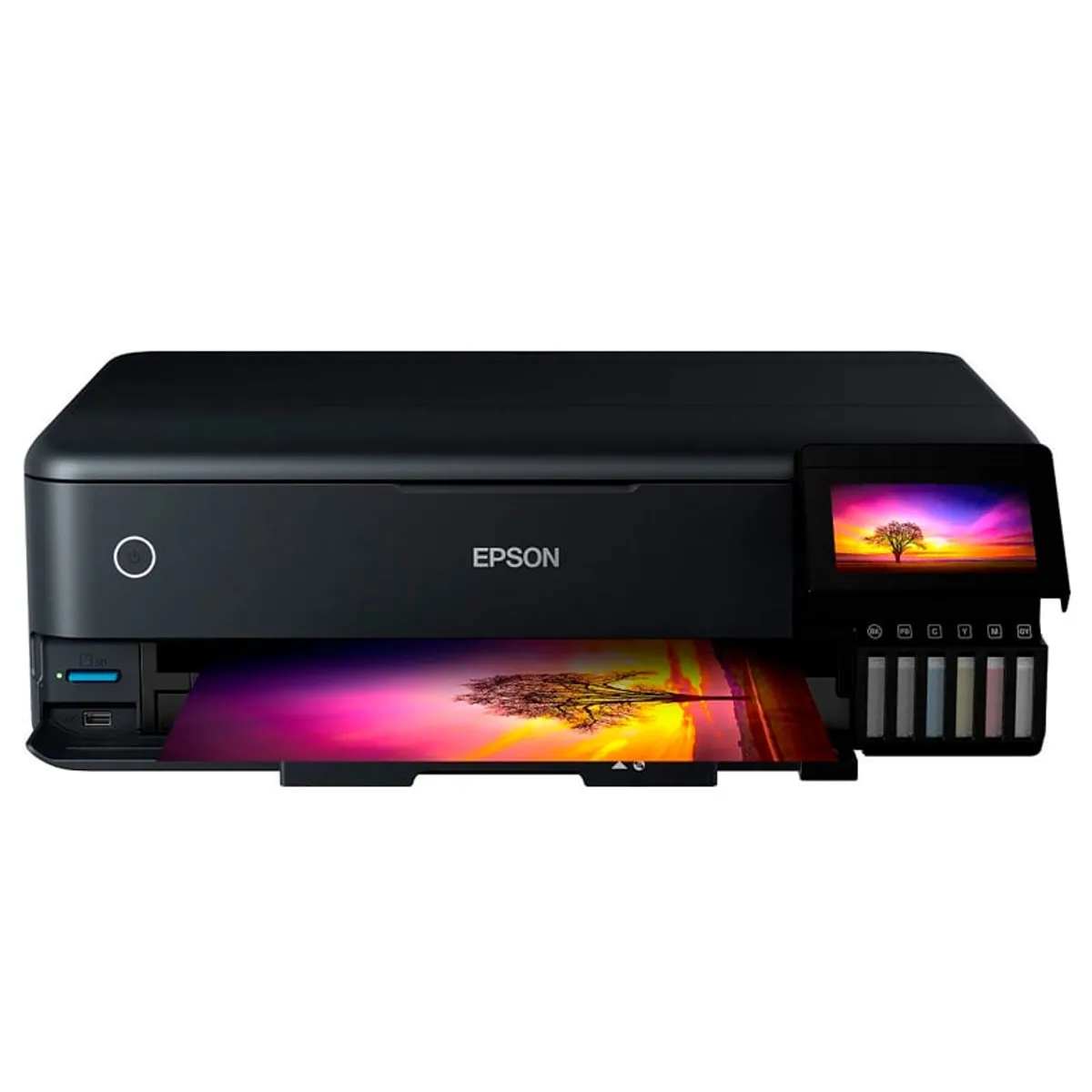 EPSON - Impresora Multifuncional de Tinta Epson EcoTank L8180 LAN Wi-Fi USB