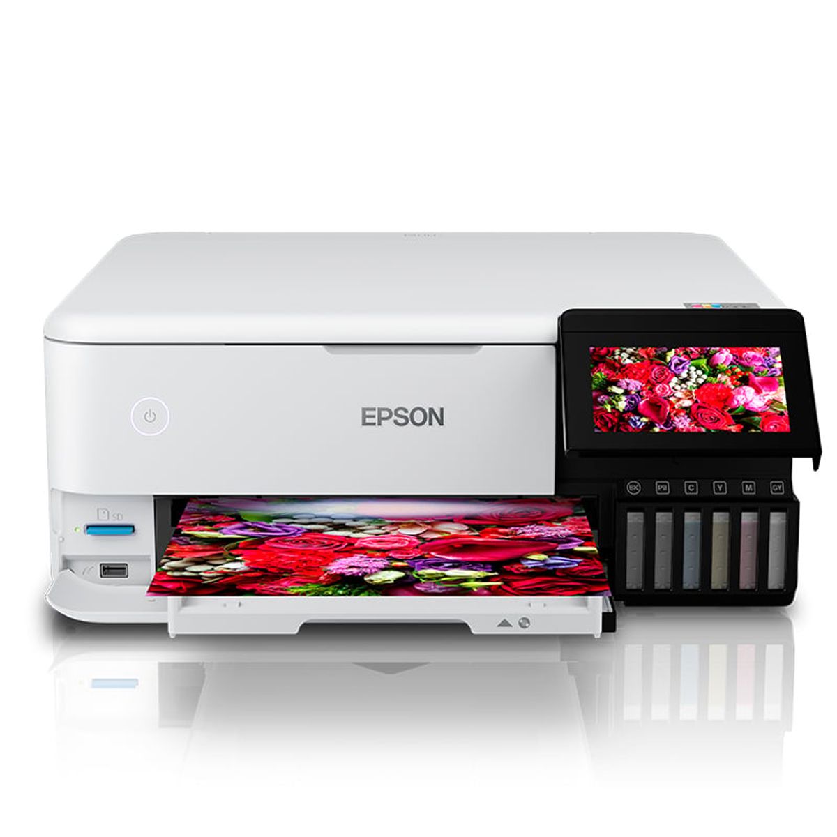 EPSON - Impresora Multifuncional de Tinta Epson EcoTank L8160 LAN Wi-Fi USB