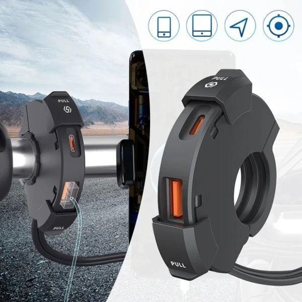 GENERICO - CARGADOR TIMON CARGA RAPIDA