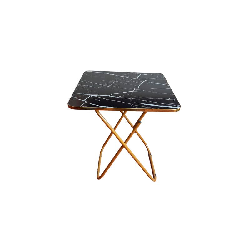 GENERICO - Mesa Plegable cuadrada 70cm x 60cm x 60cm Picnic o Terraza