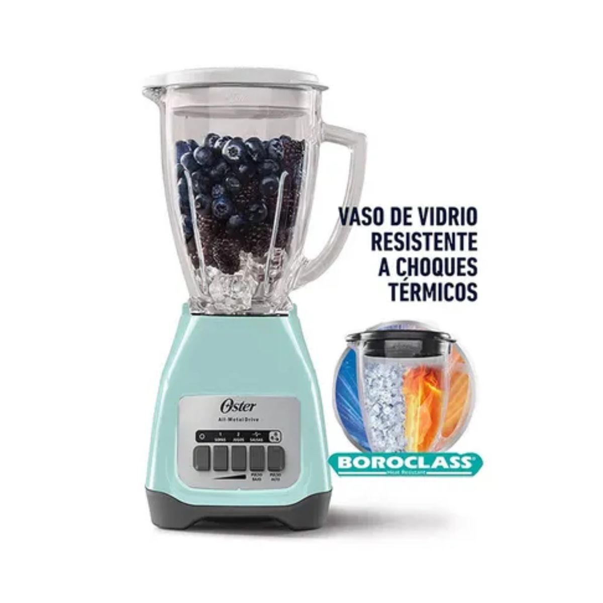 OSTER - Licuadora Oster de 1.5L con 2 velocidades BLSTKAG VPB