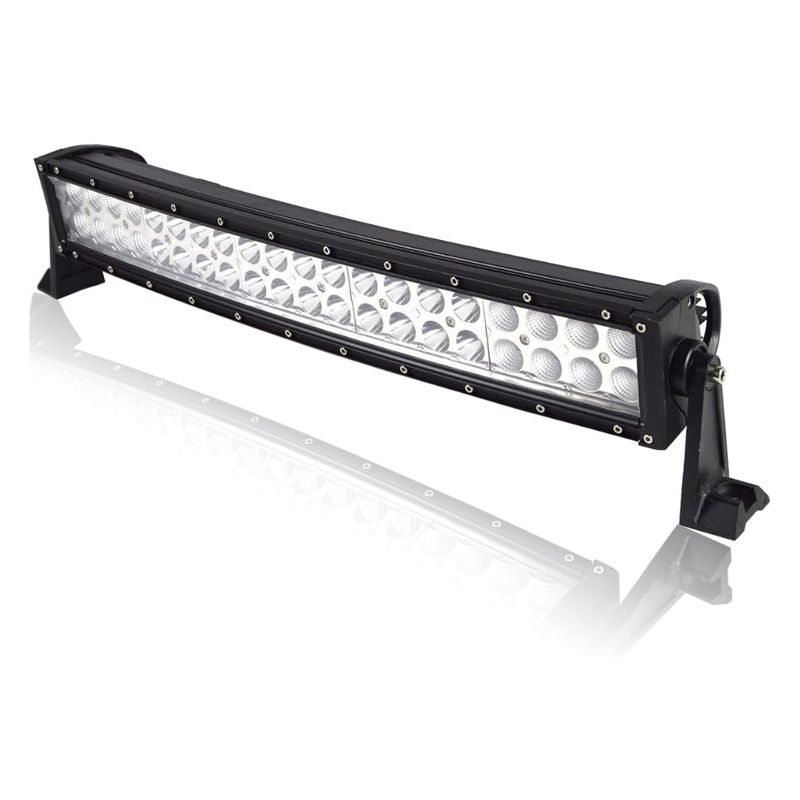 INMESOL - BARRA LED DUAL+FLASH 2 FILAS CURVO ESTROBO 120W 52CM