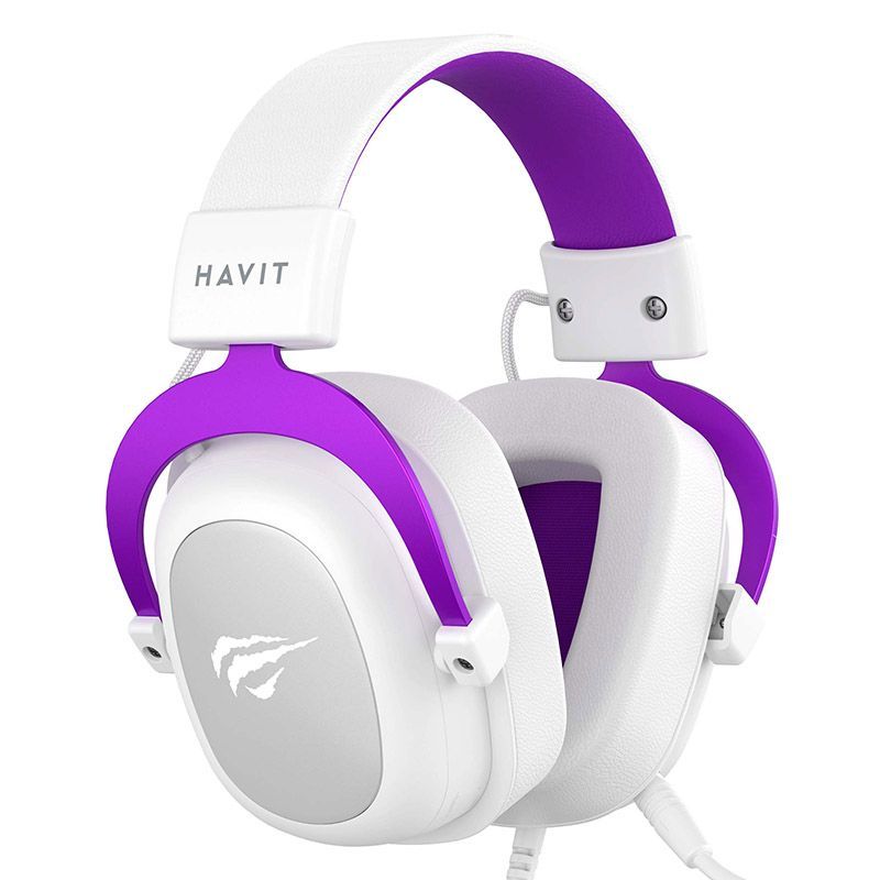 HAVIT - Audífonos Havit Alámbricos H2002d 3.5 mm -Morado