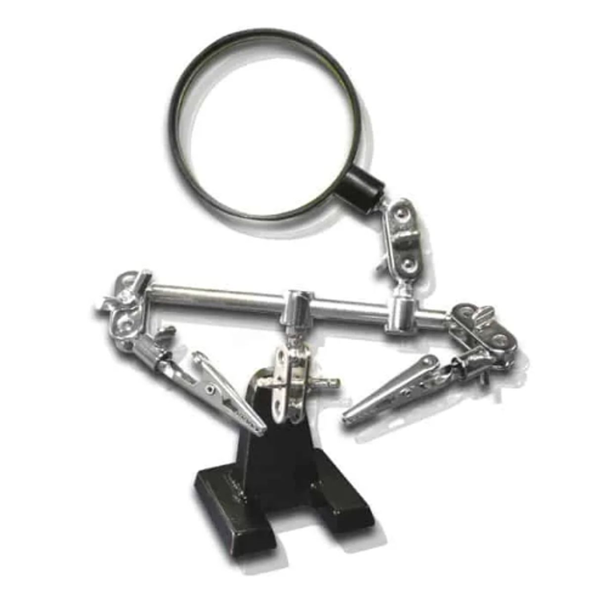 TAKEMA - Soporte de Lupa con Pinzas de Cocodrilo ZD-10R TAKEMA