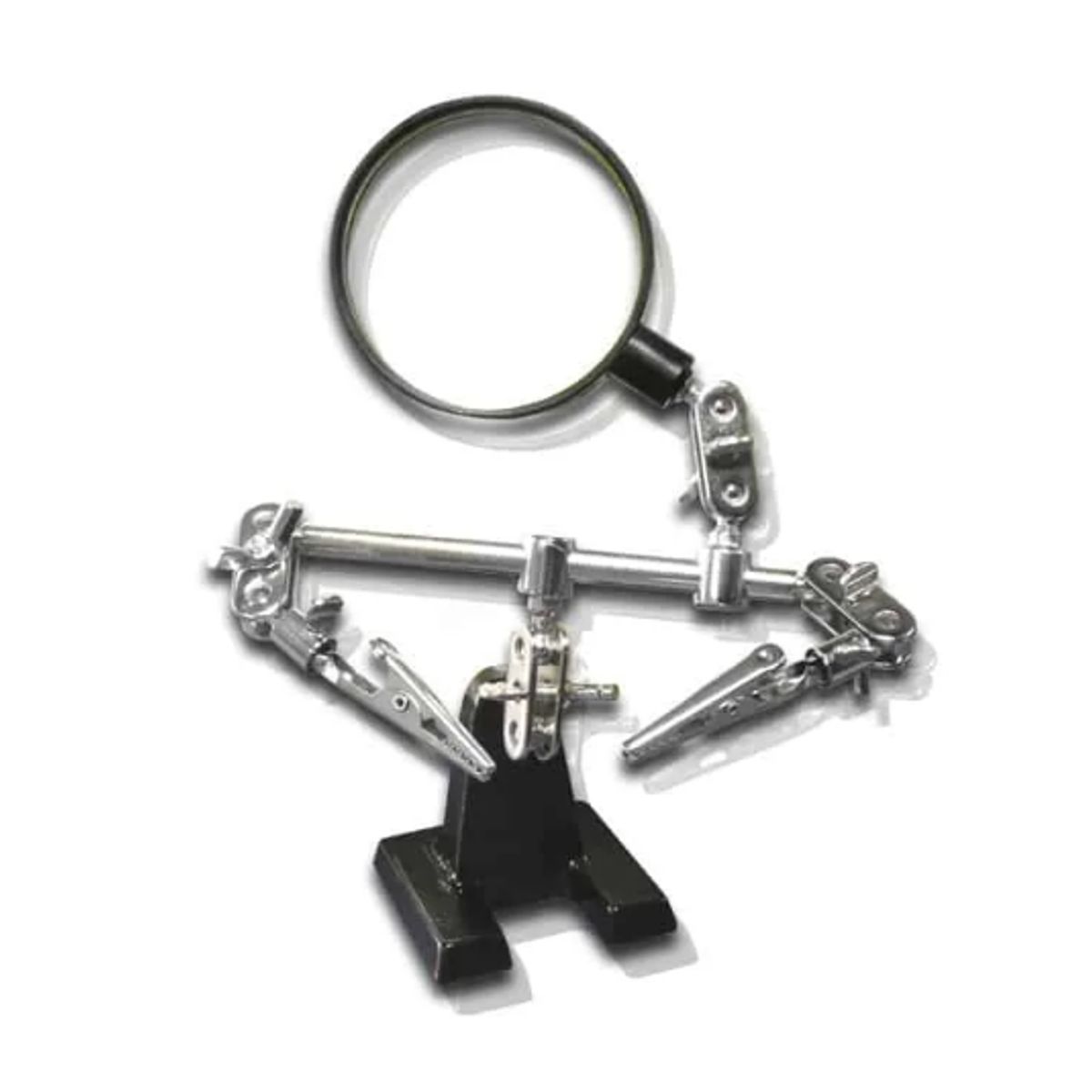 TAKEMA - Soporte de Lupa con Pinzas de Cocodrilo ZD-10R TAKEMA