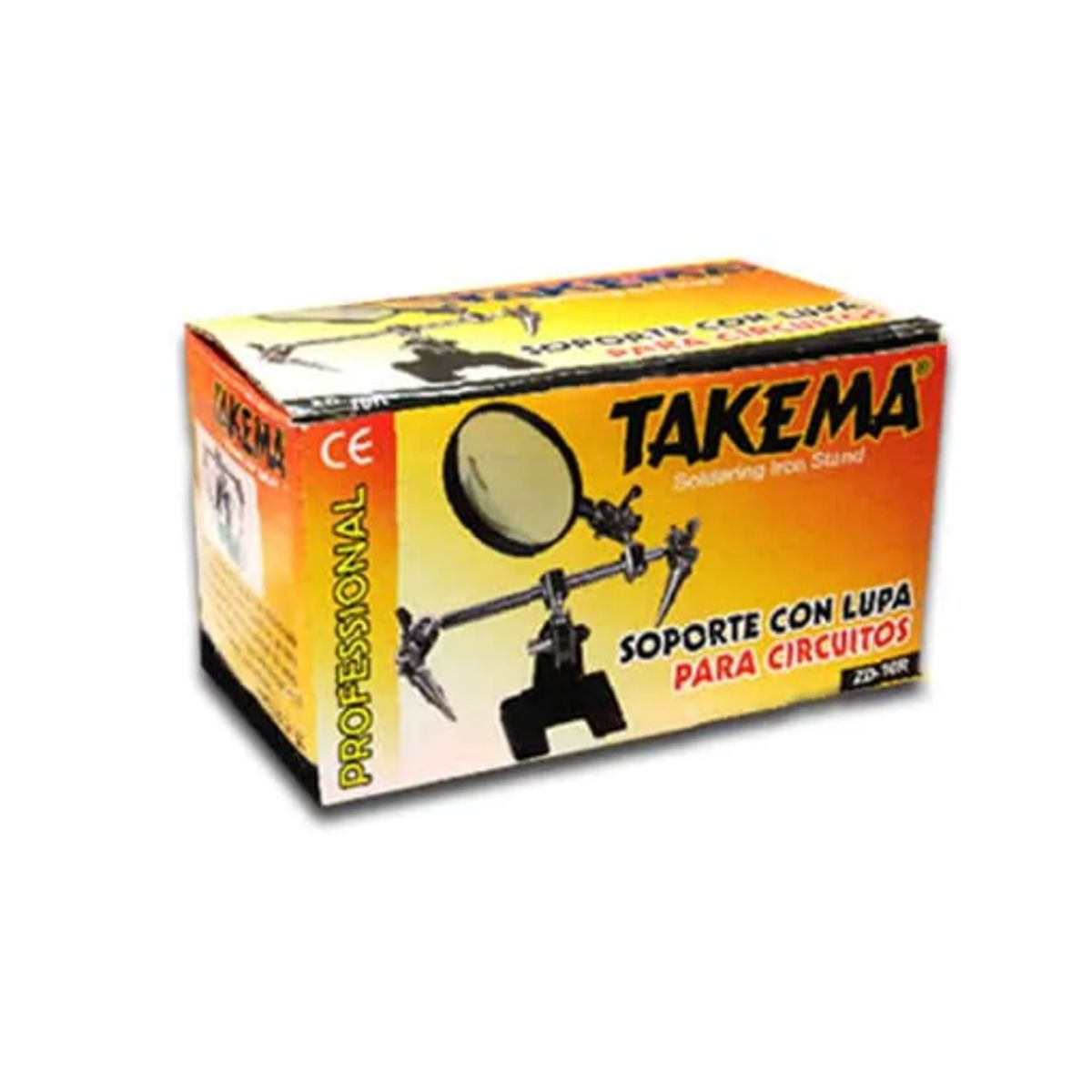 TAKEMA - Soporte de Lupa con Pinzas de Cocodrilo ZD-10R TAKEMA