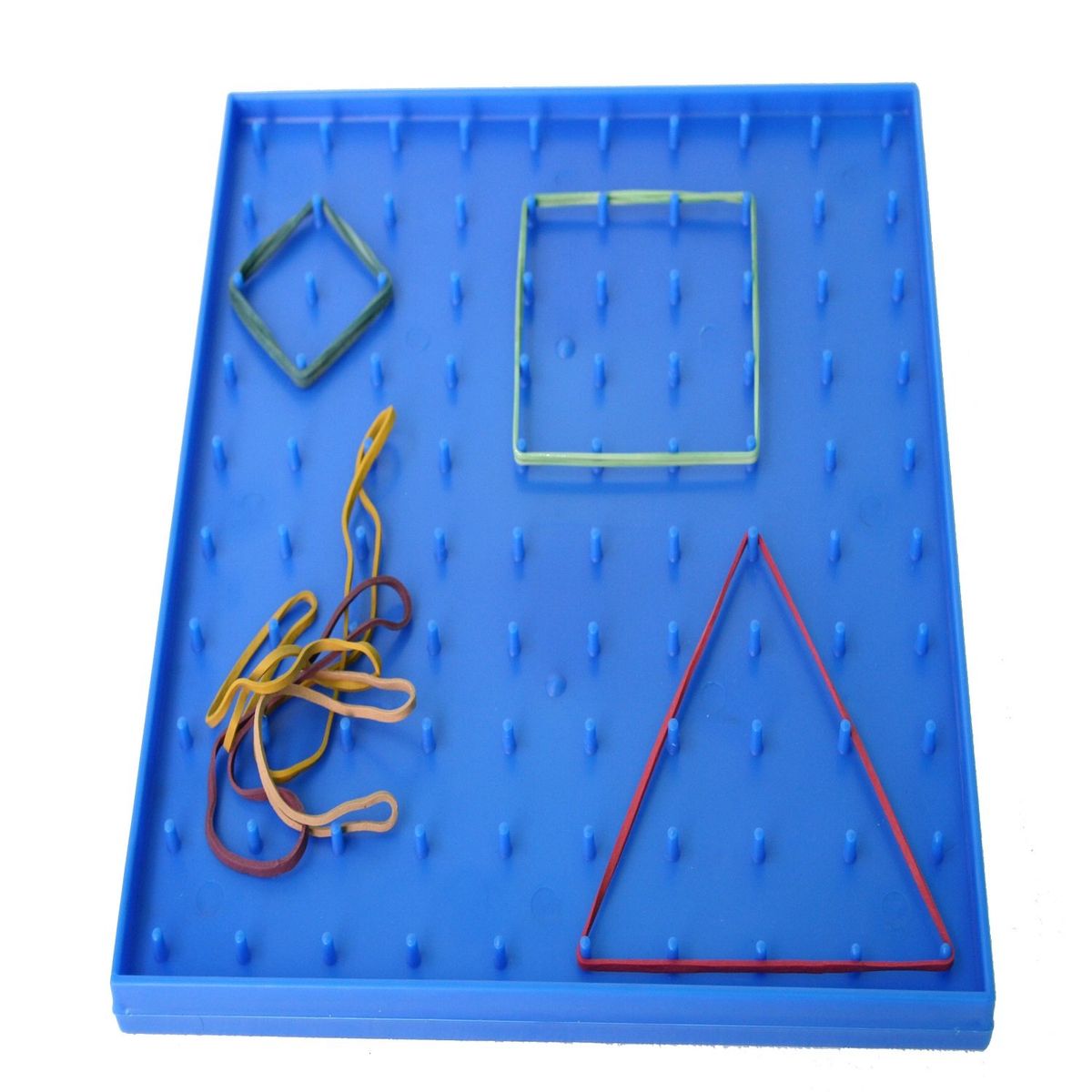 JENSA TOYS - Geoplanos con pines de plástico  y ligas de colores