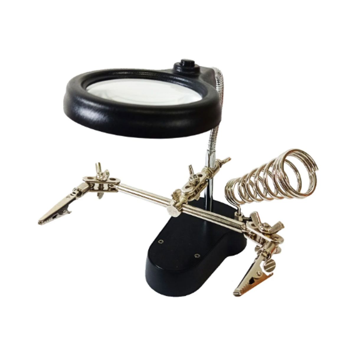 TAKEMA - Soporte PCircuitos CLupa 2LED ZD-126-2N TAKEMA