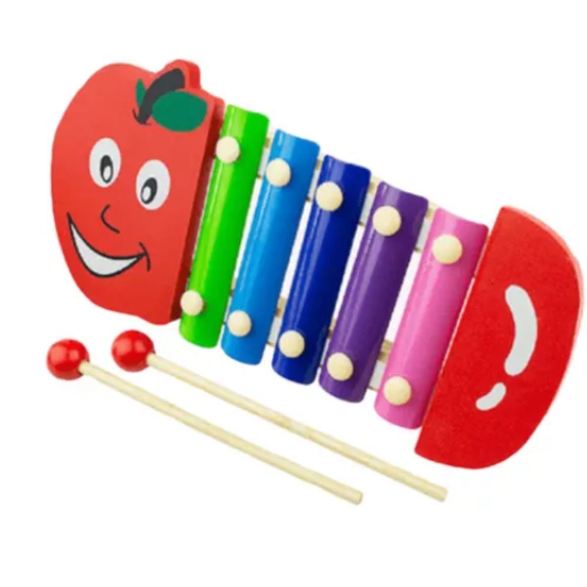 GENERICO - Xilófono Manzana Instrumento Musical para Niños