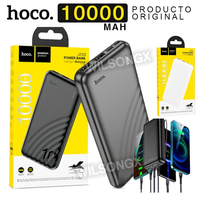 HOCO - Power bank Carga Rápida Hoco 10000 mAh USB portatil original